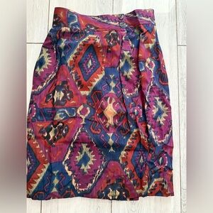 NWT Vintage Rodier 100% silk Pencil Skirt Women Small France 🇫🇷